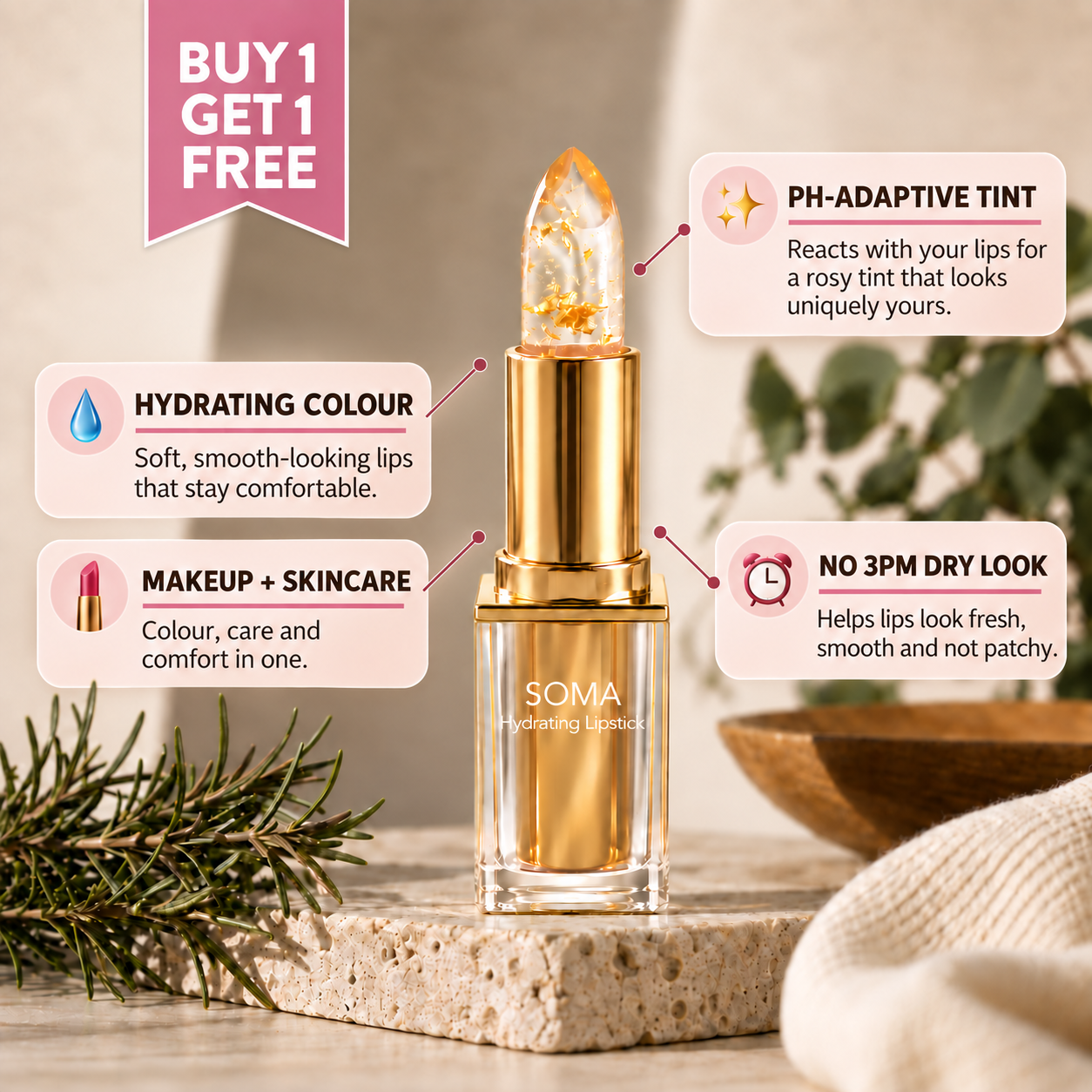 SOMA Hydrating Lipstick